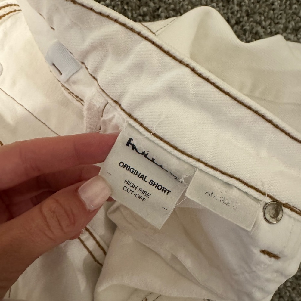 ROLLA'S White High Waist Denim Shorts - Picture 4 of 4